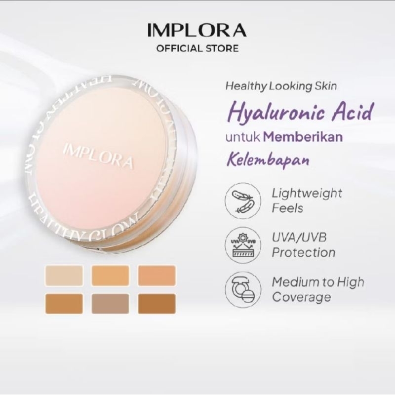 implora healthy glow cushion