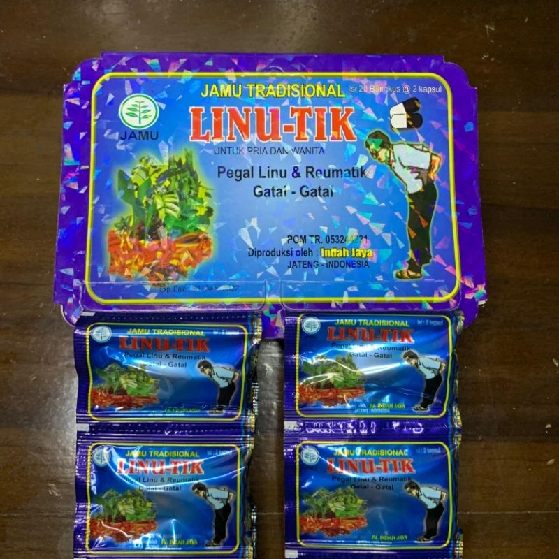 KAPSUL LINUTIK JAMU LINU - TIK ORIGINAL