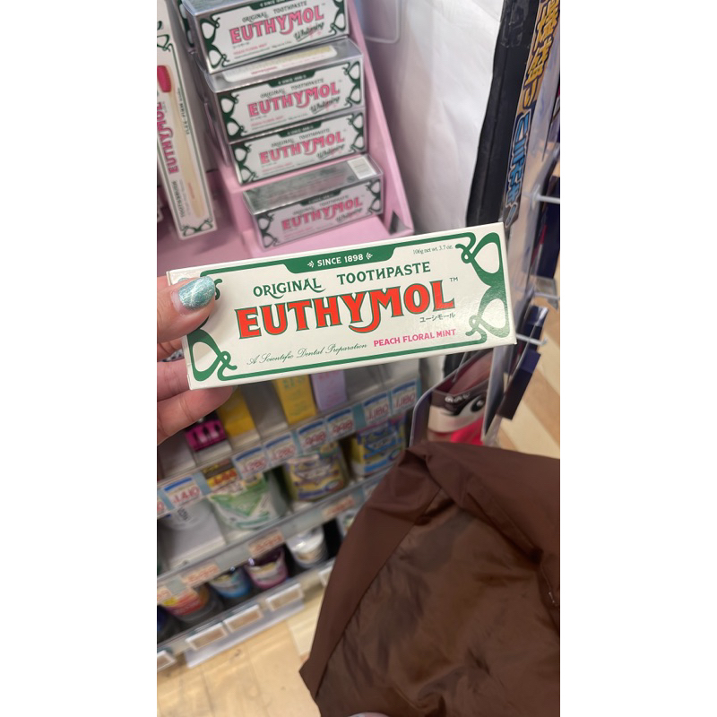 Euthymol Original Toothpaste Peach Floral Mint