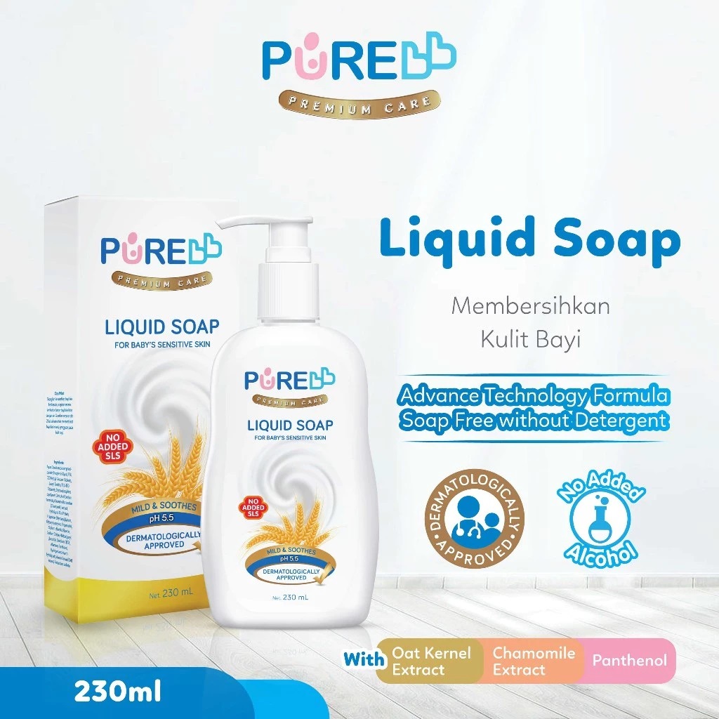 PUREBB Liquid Soap 230ml & 80ml