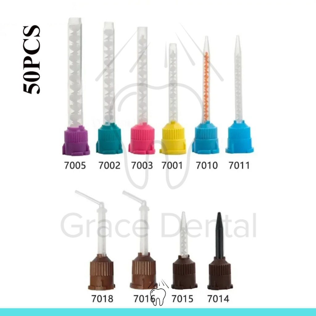 50pcs Mixing Tips Dental Impression Disposable