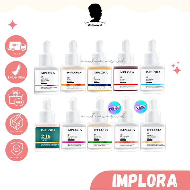 [READY] BPOM ✅ TERBARU !! SERUM WAJAH IMPLORA/ IMPLORA FACE SERUM
