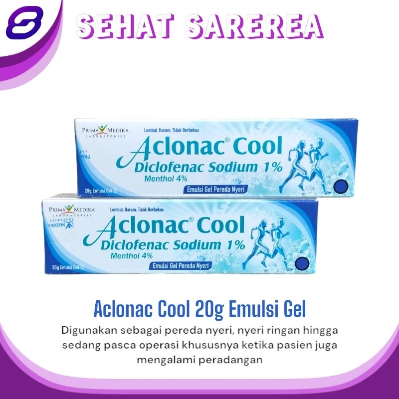 Aclonac Cool 1% Gel 20g