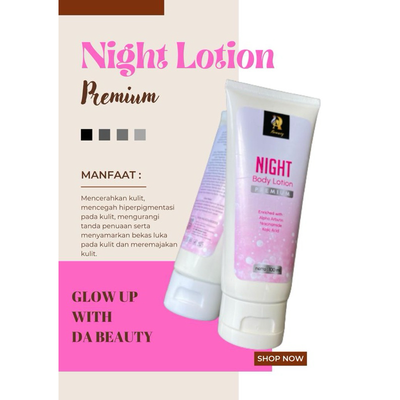 body lotion malam