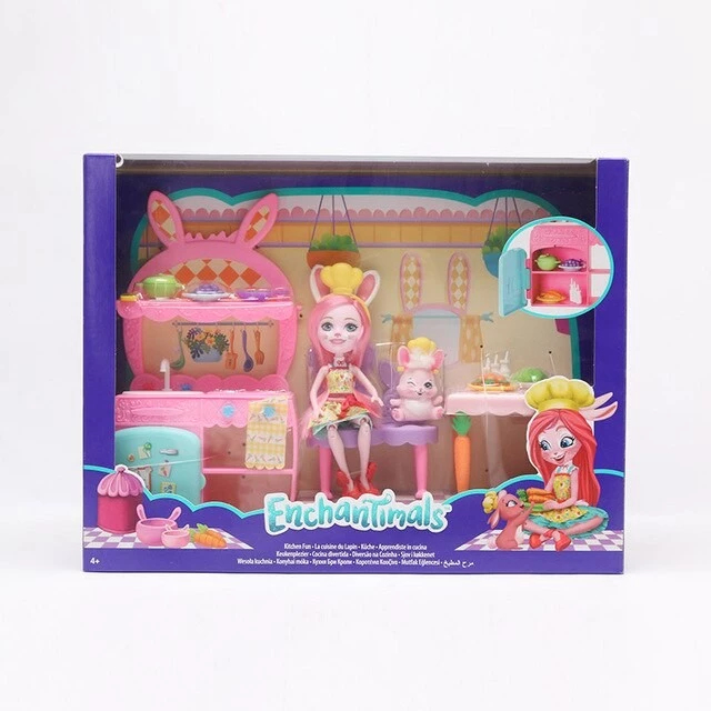 Boneka Enchantimals Kitchen Fun Playset