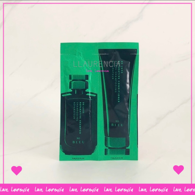 R+Co BLEU De Luxe Reparative Shampoo + Conditioner Sample Set