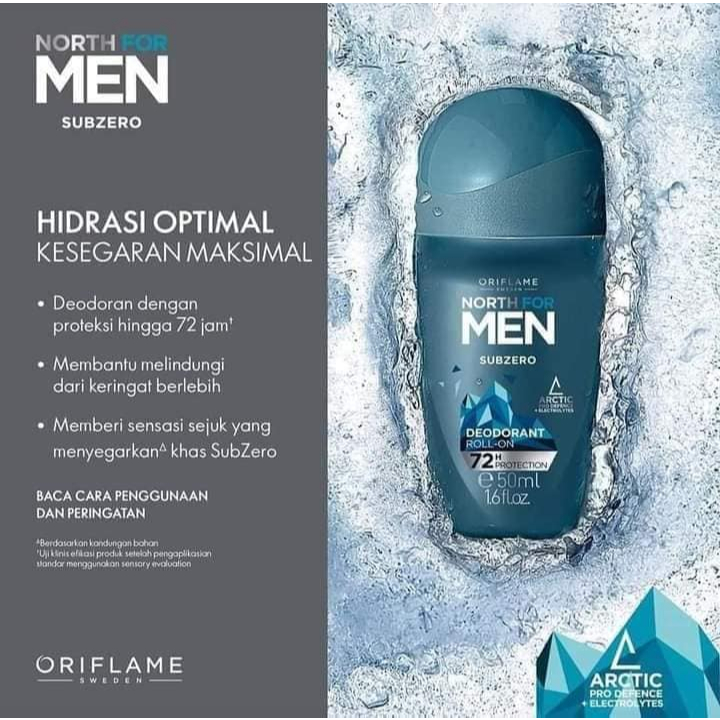 35880 North For Men Subzero Deodorant Roll on