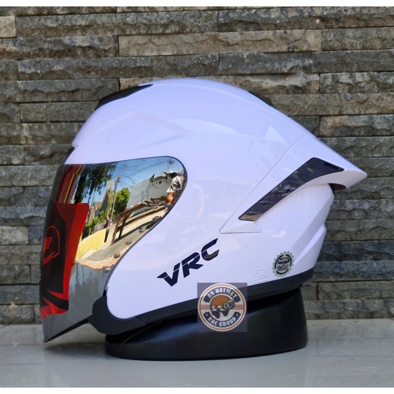 helm VRC RACER-X helm halface solid kekinian