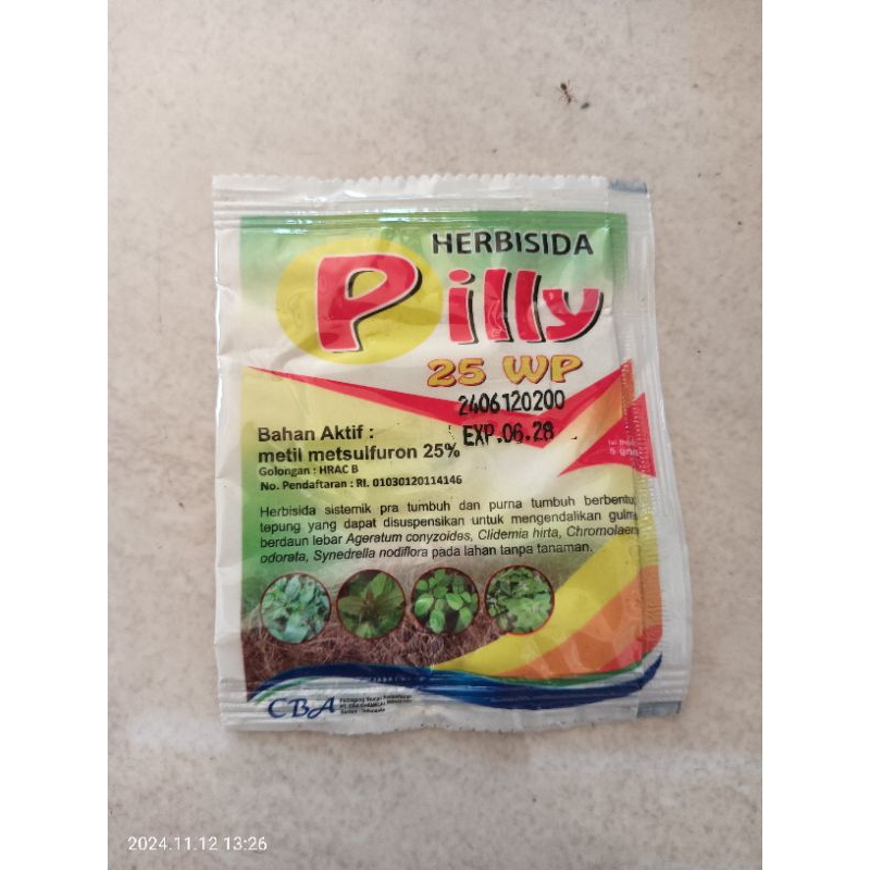 Herbisida Pilly 25 wp 5gr