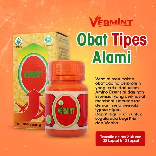 Obat Cacing Vermint 30 Kapsul Original