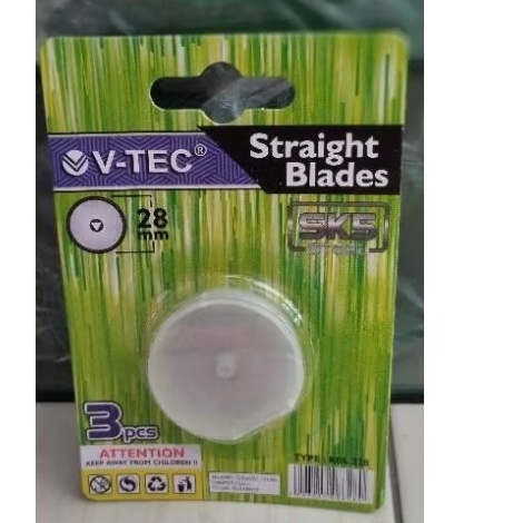 Straight Blades - 28 mm.