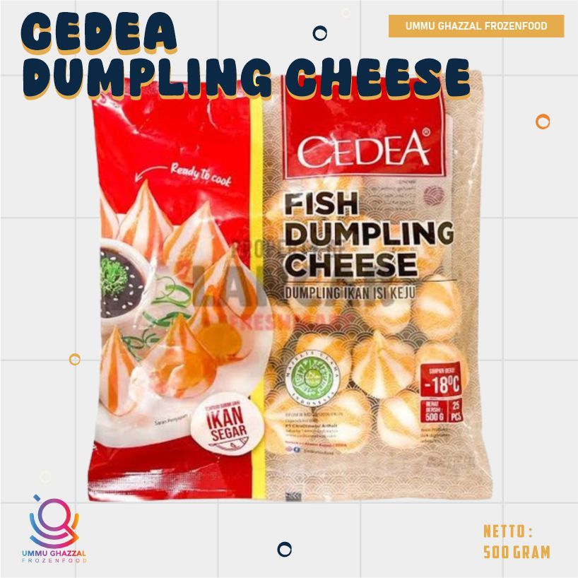 CEDEA FISH DUMPLING CHEESE 500 GRAM