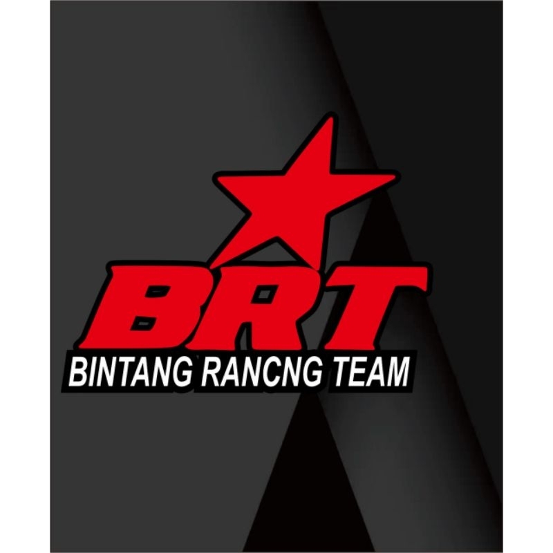 sticker timbul BRT