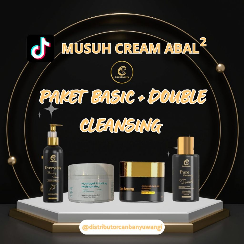 [TERMURAH] PAKET BASIC+DOUBLE CLEANSING CANBEAUTY