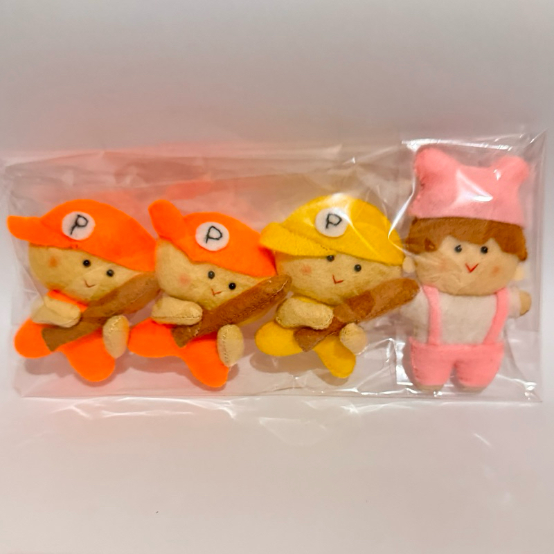 Tempelan Flanel Boneka Campur