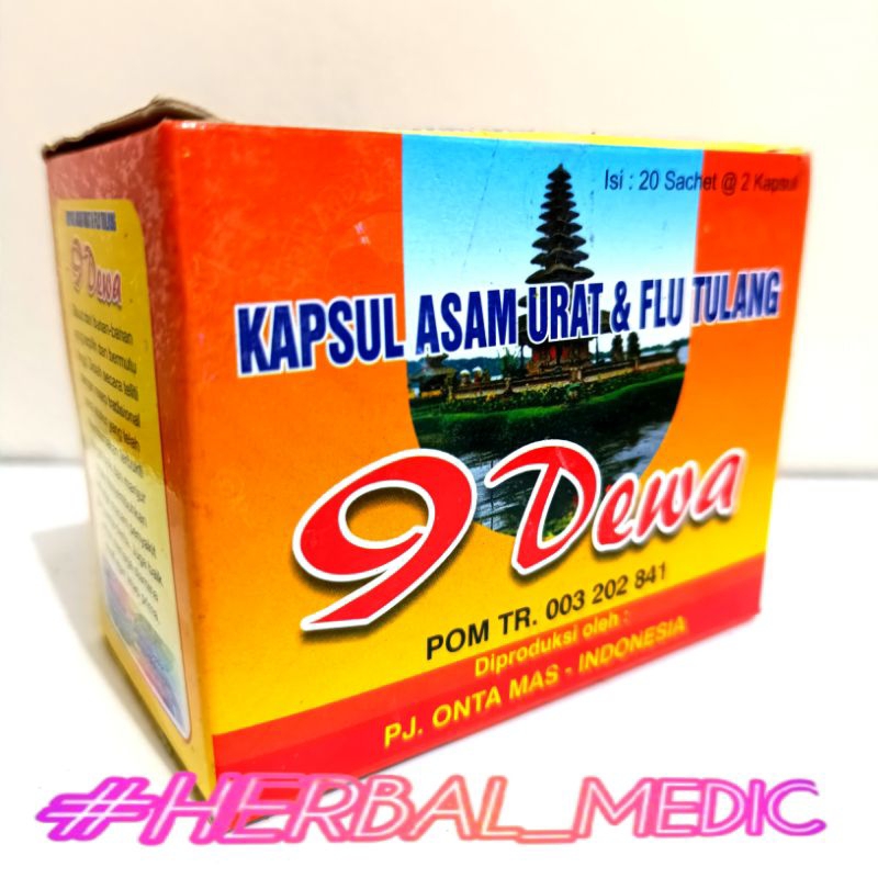 Kapsul 9 Dewa Original 100% Asli