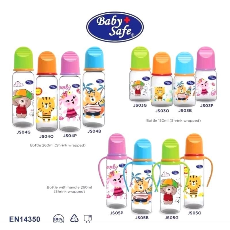 Babysafe Botol DOT Js03 / Js04 / Js05 120ml 260ml