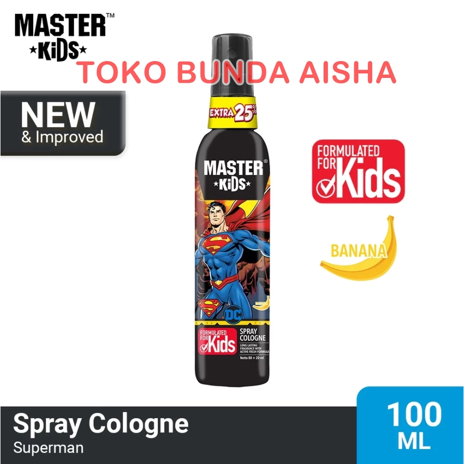 MASTER KIDS Spray Cologne Superman 80+20ml