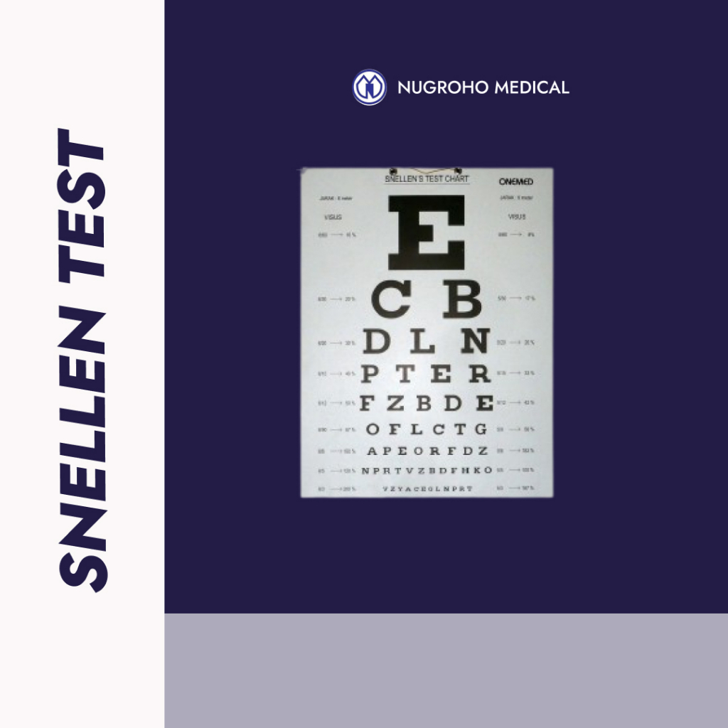 SNELLEN TEST CART ONEMED
