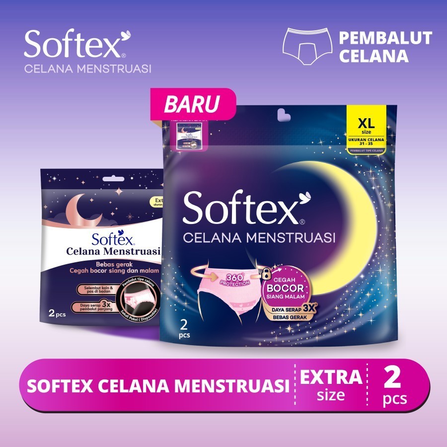 Softex Celana Menstruasi Extra Size Pembalut Celana