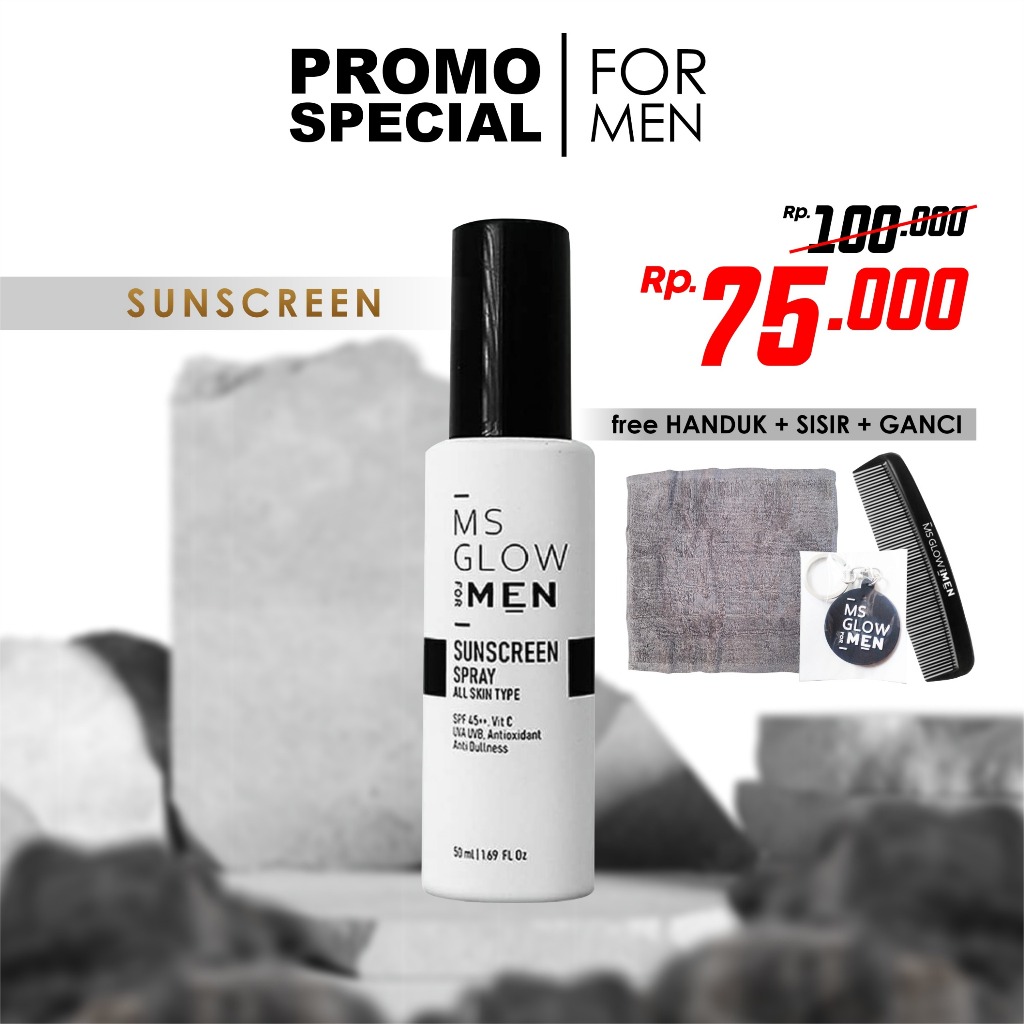 MS GLOW FOR MEN - SUNSCREEN SPRAY
