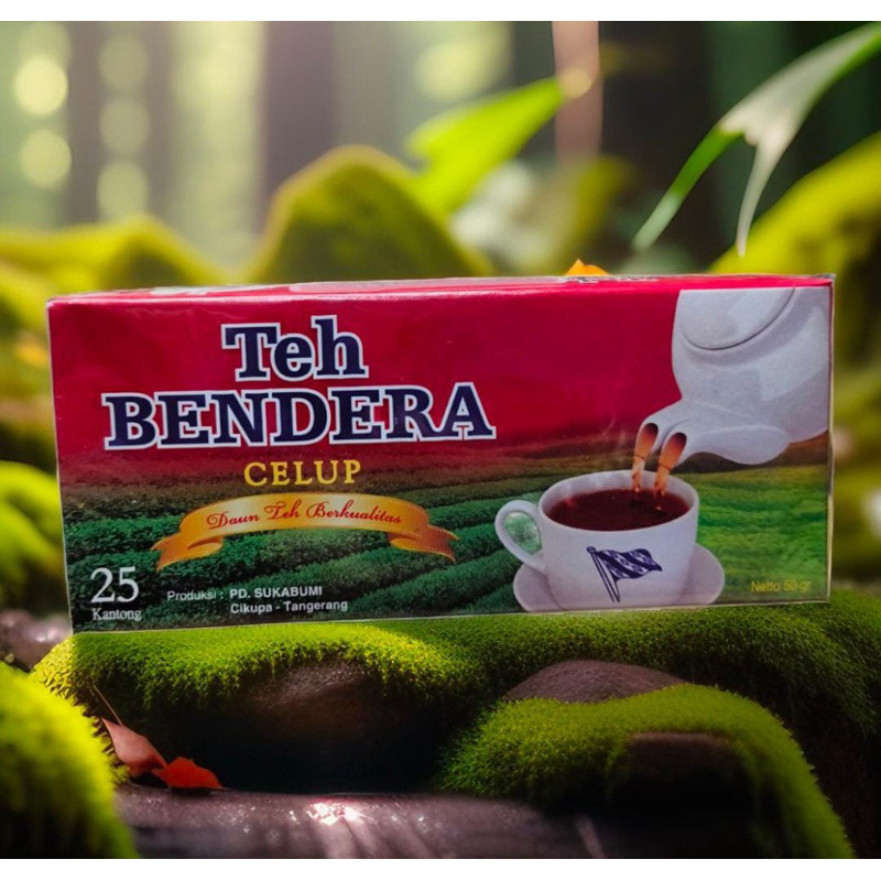Teh Celup Bendera isi 25 pcs