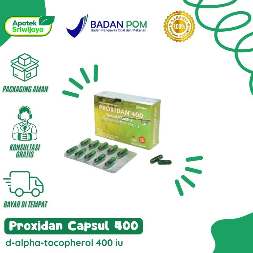 Proxidan 400 iu 10 kapsul