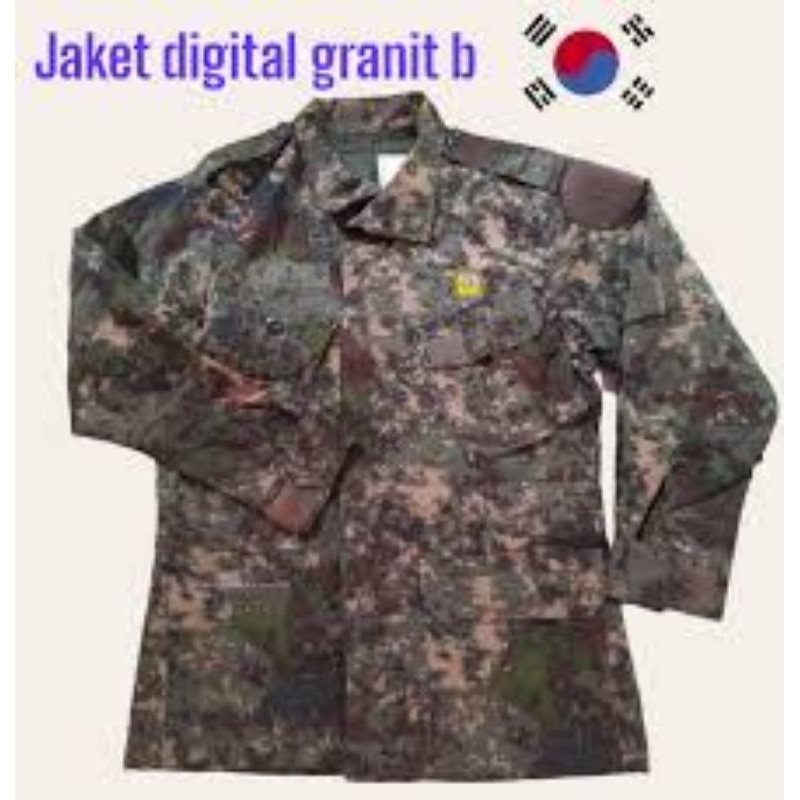 jaket digital granit waterproof