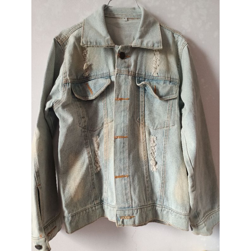 JACKET JEANS ORI TEBAL (PRELOVED)