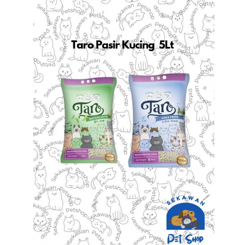 Taro Cat Litter Pasir Kucing 5Lt