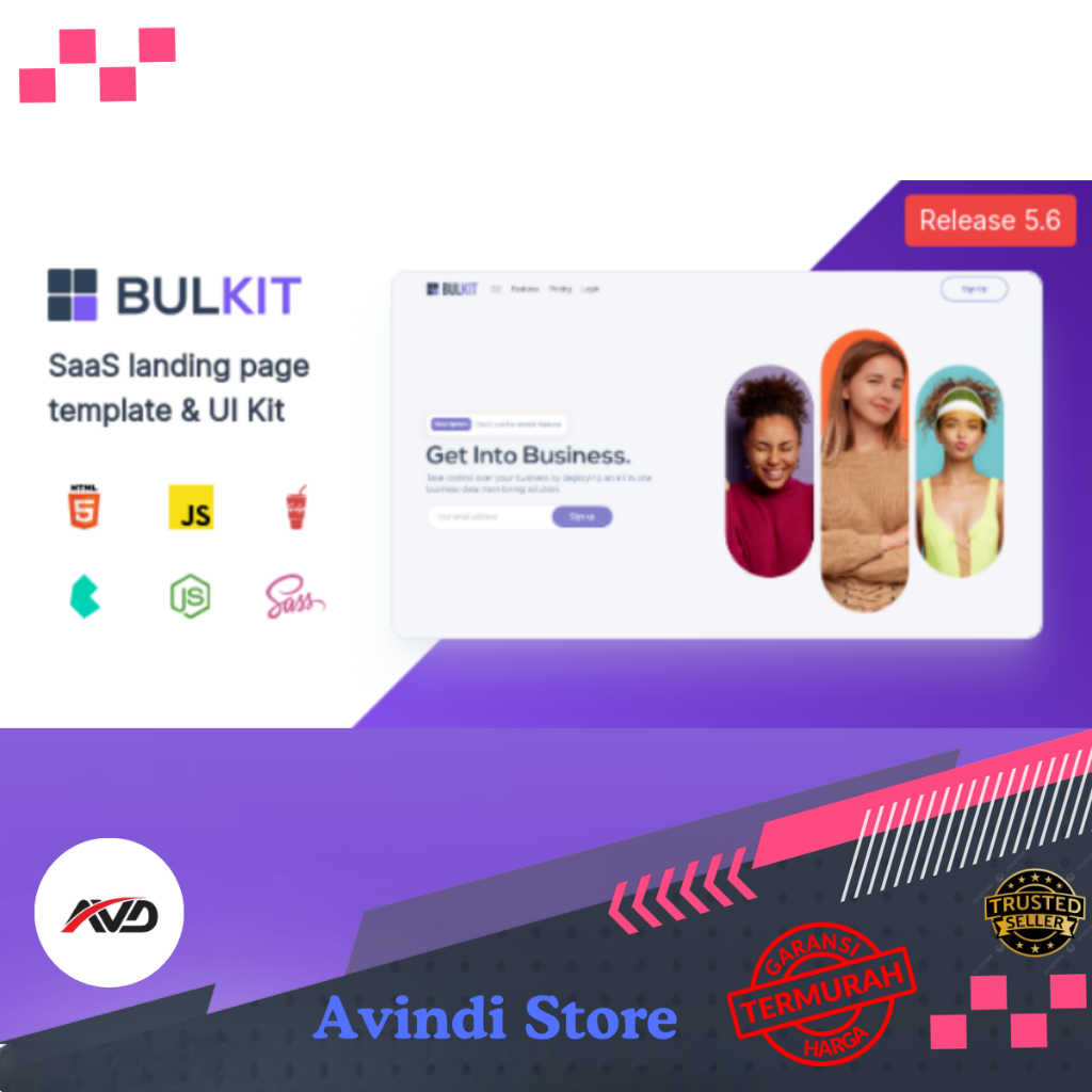 Bulkit - Saas Landing Pages