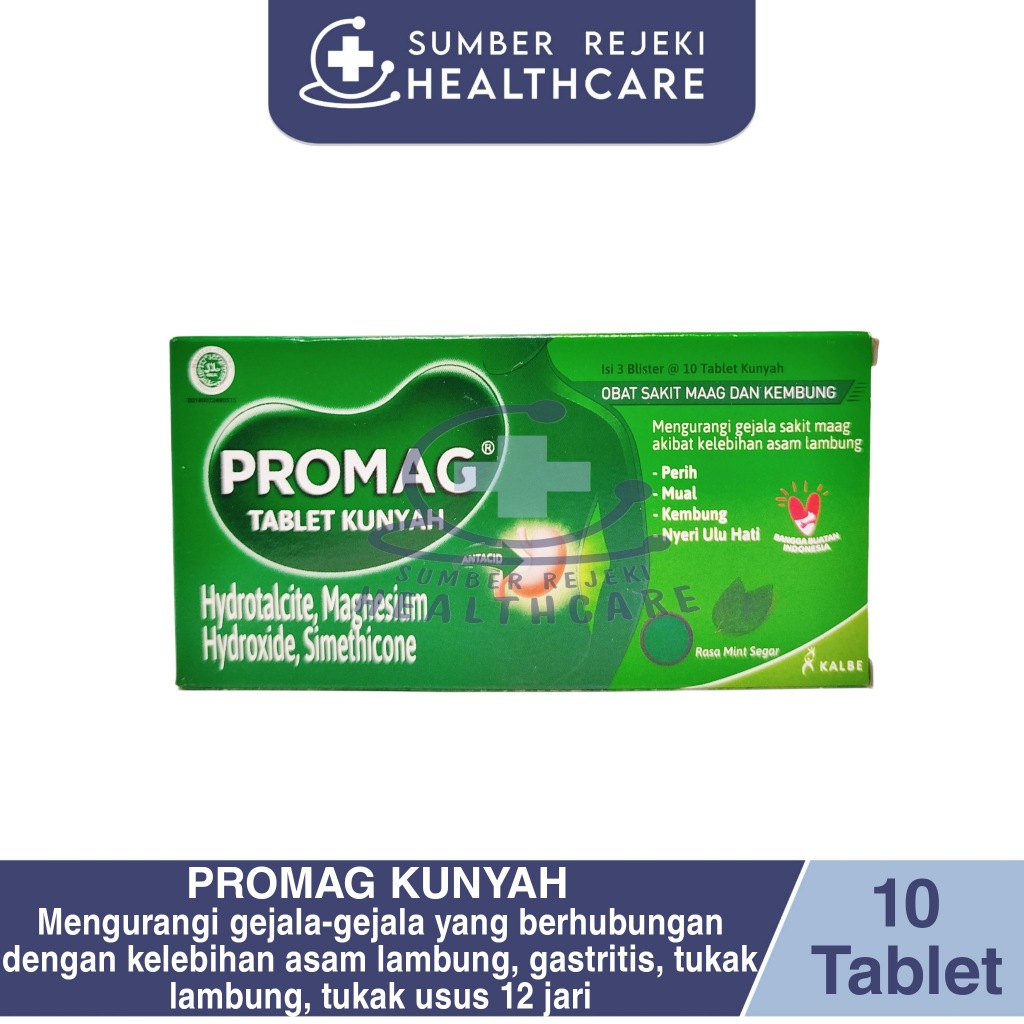 PROMAG strip 10 Tablet kunyah