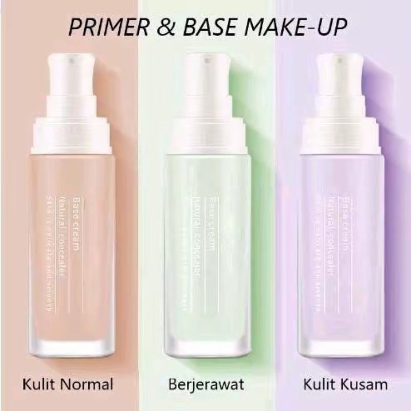 PRIMER MAKEUP BASE MOISTURIZER WATERPROOF LONGLASTING 3068