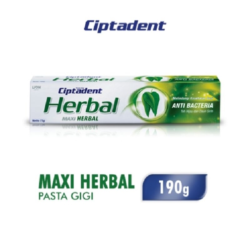 CIPTADENT MAXI HERBAL 190 GRAM