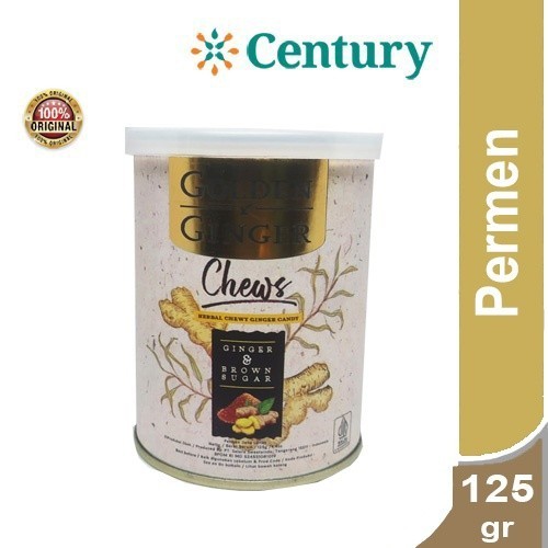 GOLDEN GINGER CHEWS G&BS 125G / PERMEN
