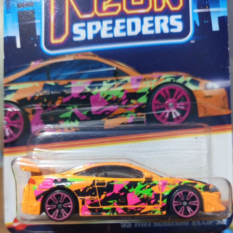 Hotwheels JDM Mitsubishi Eclipse Neon Speeder