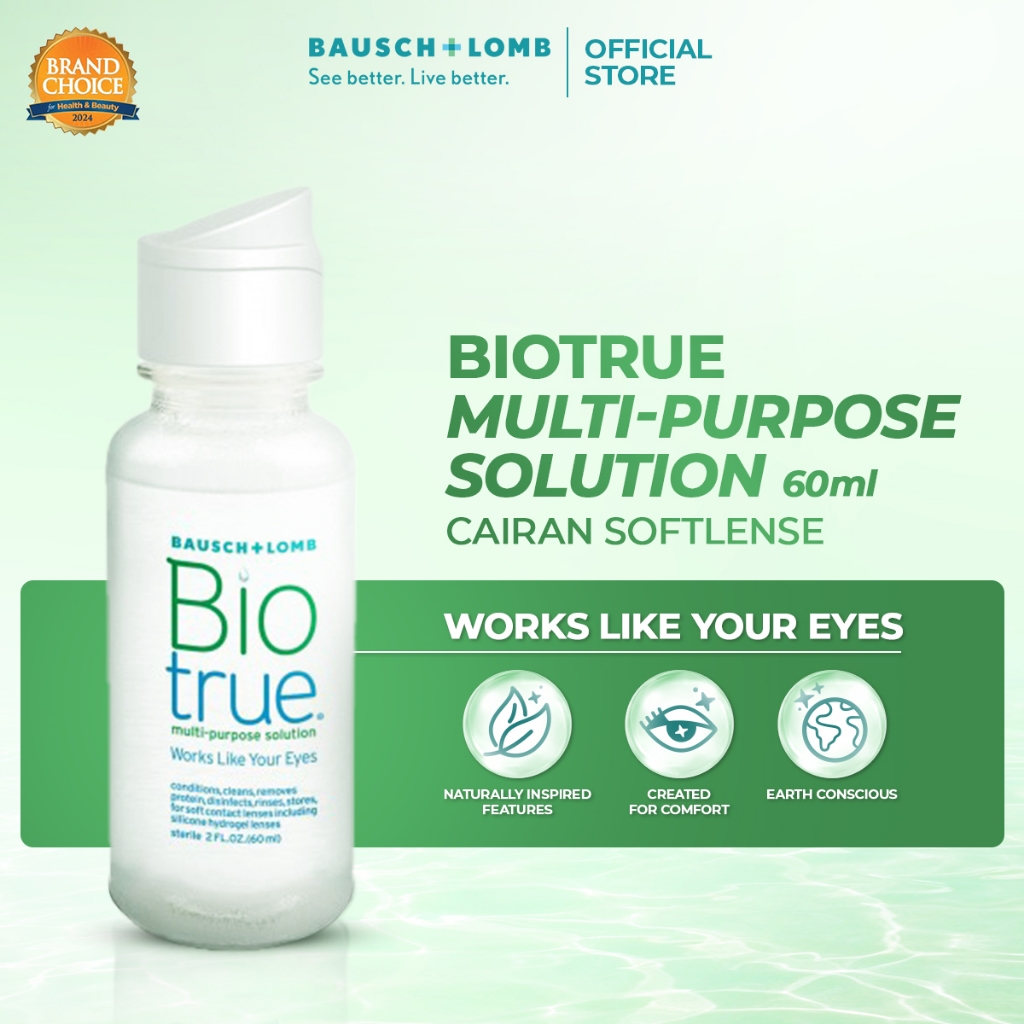 Biotrue Multi-Purpose Solution Cairan Softlense 60 Ml