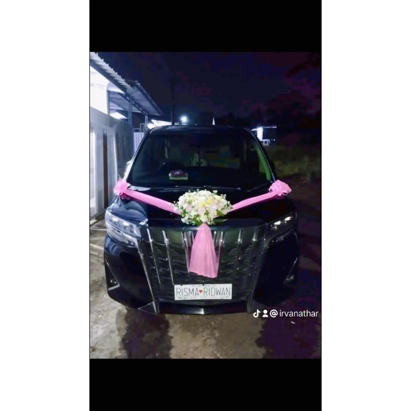 wedding Car/ bunga Mobil