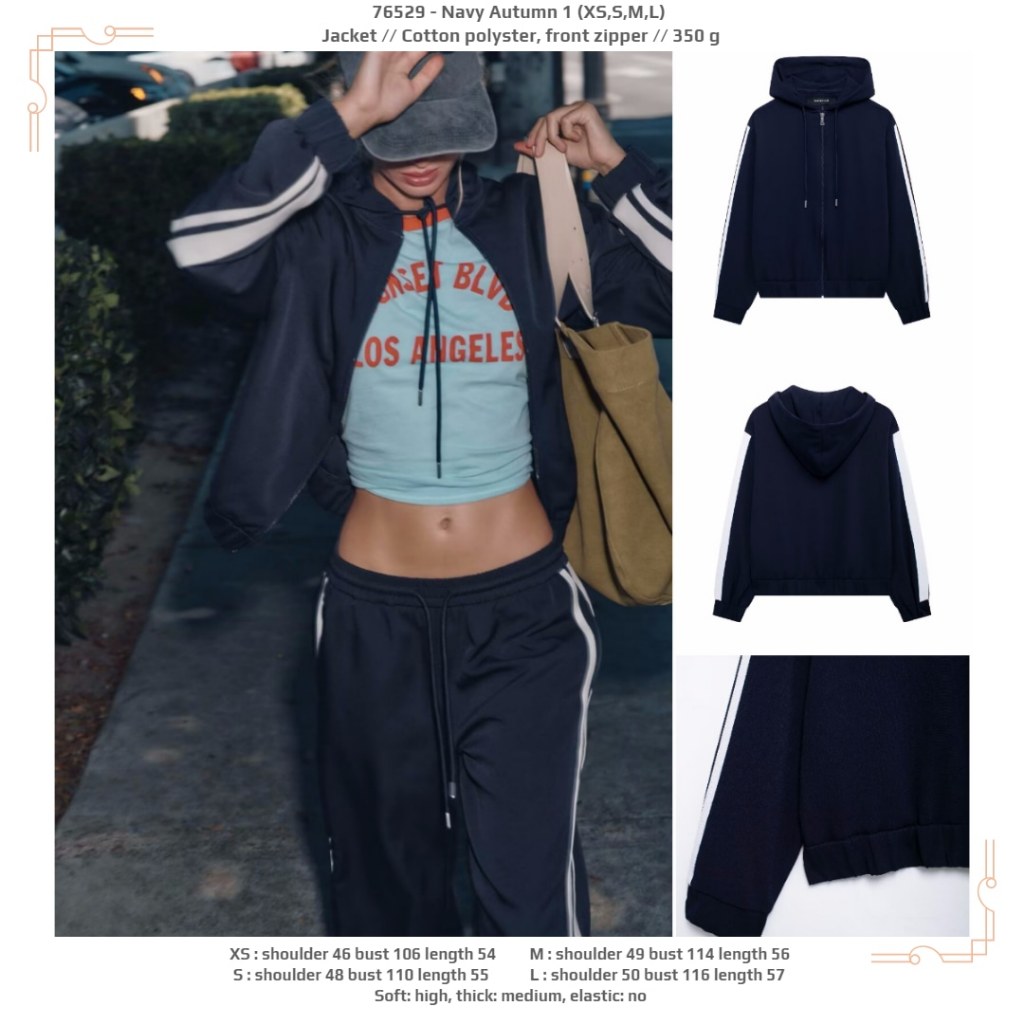 76529 - Navy Autumn 1 (XS,S,M,L) - Jacket