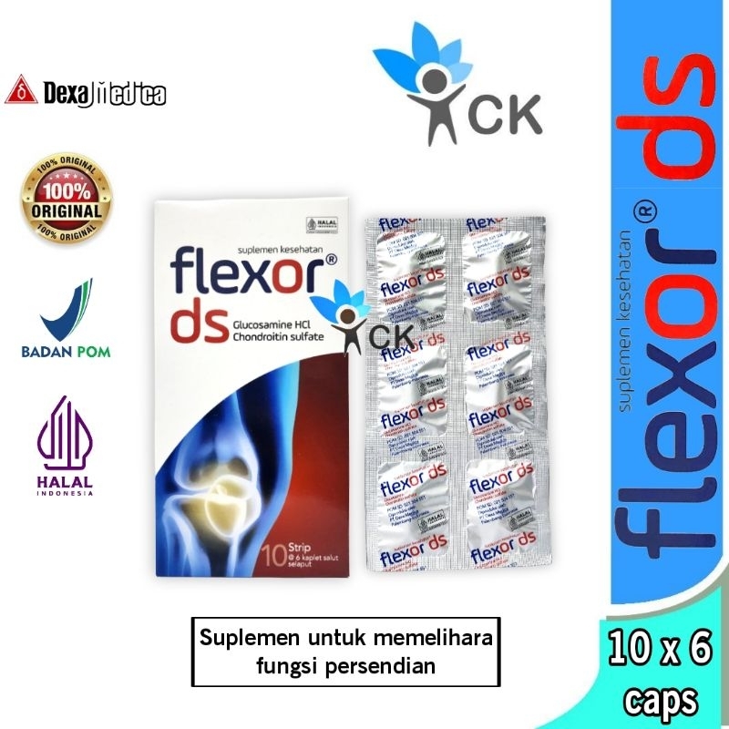 FLEXOR DS BOX @ 60 CAPLET, Suplemen untuk sendi anda