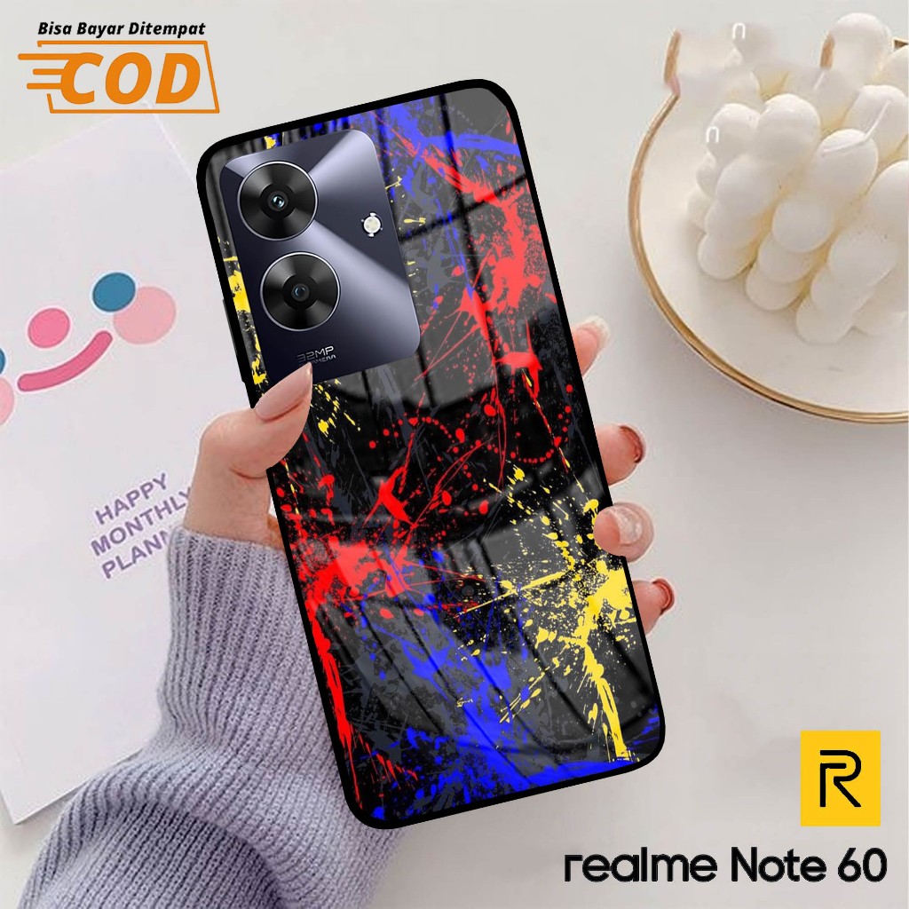 Softcase Glass Kaca | Case Kaca | Casing Kaca | REALME NOTE 60 [S111]