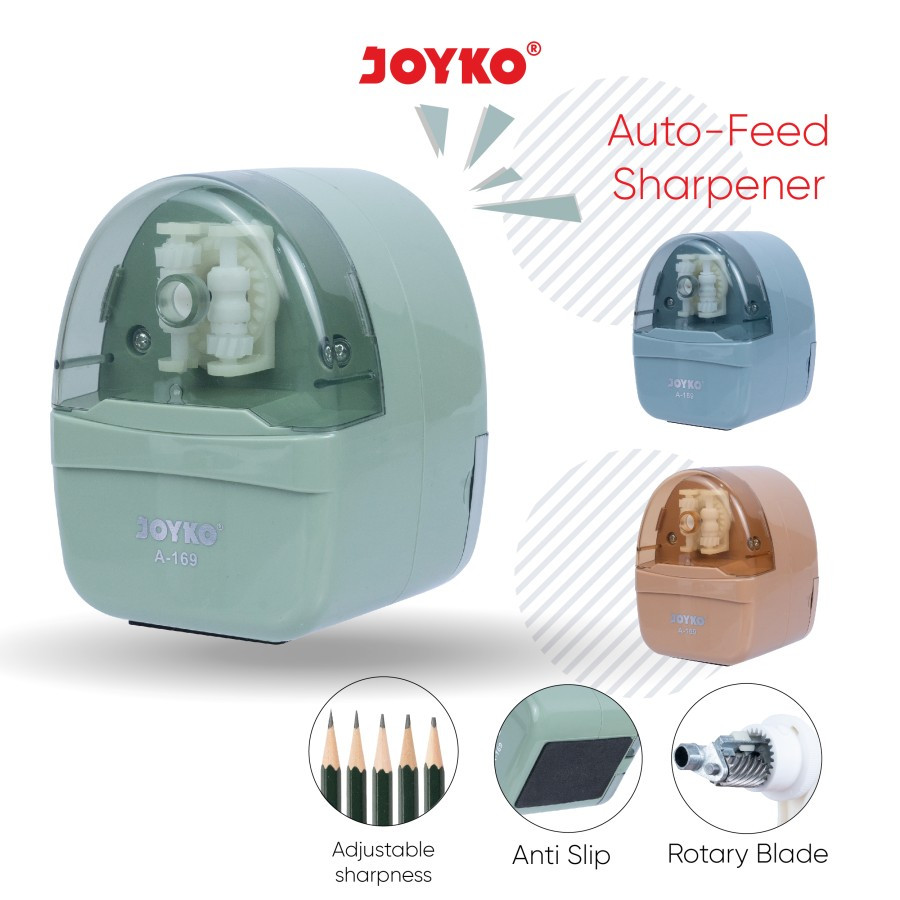 Sharpener Rautan Serutan Putar Joyko A-169