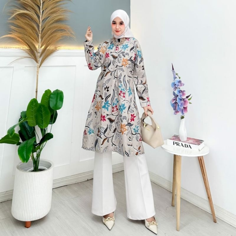 Tunik Batik Modern Premium Standar Jumbo