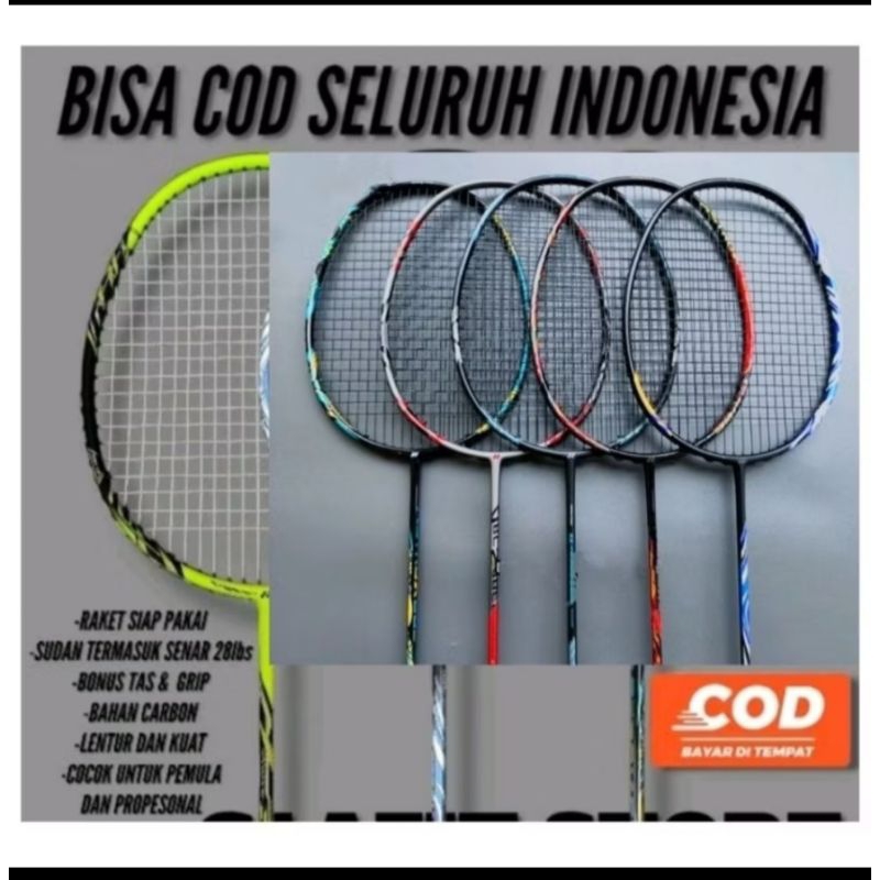 RAKET BULUTANGKIS SECOND FULL CARBON SECOND B