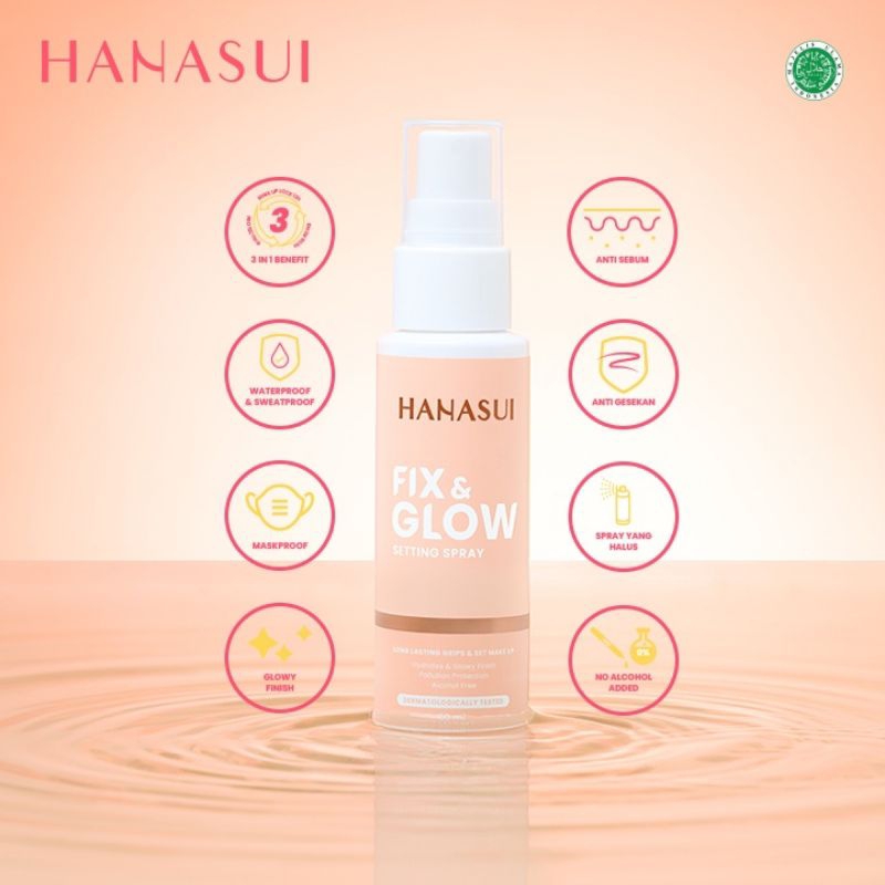 Hanasui Fix&Glow Setting Spay 60ml