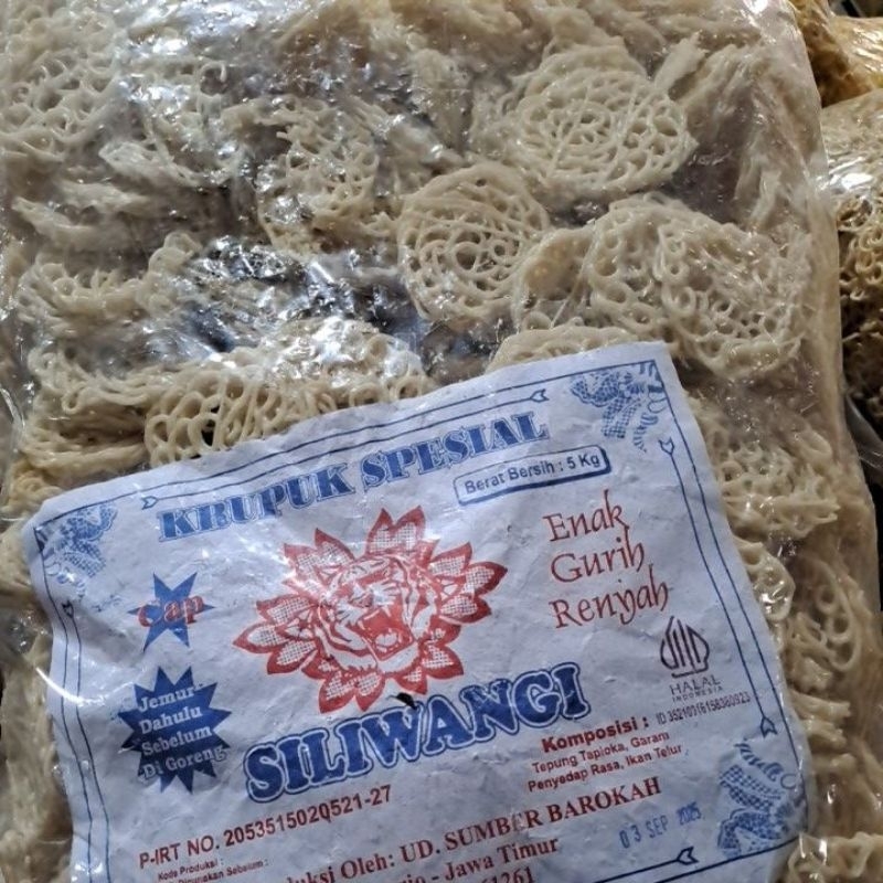 Kerupuk rantai bunga matahari 1000gr