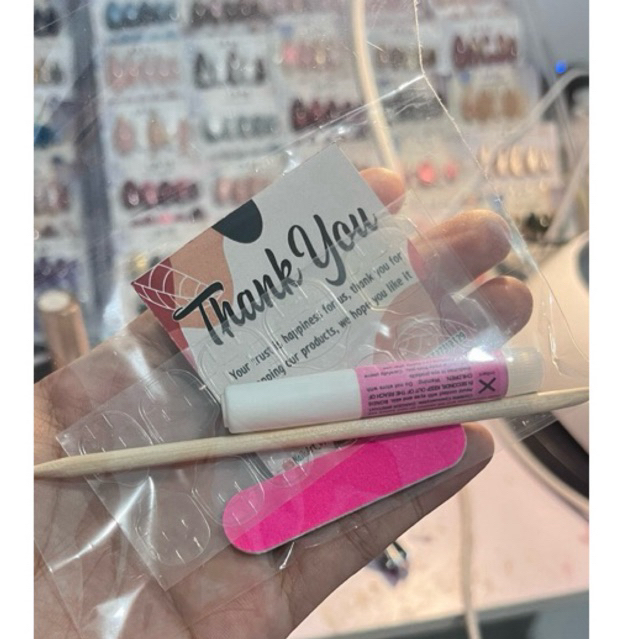 extra stiker lem lengkap