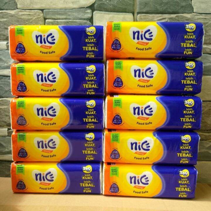TISSUE NICE 10 PAK 360HELAI