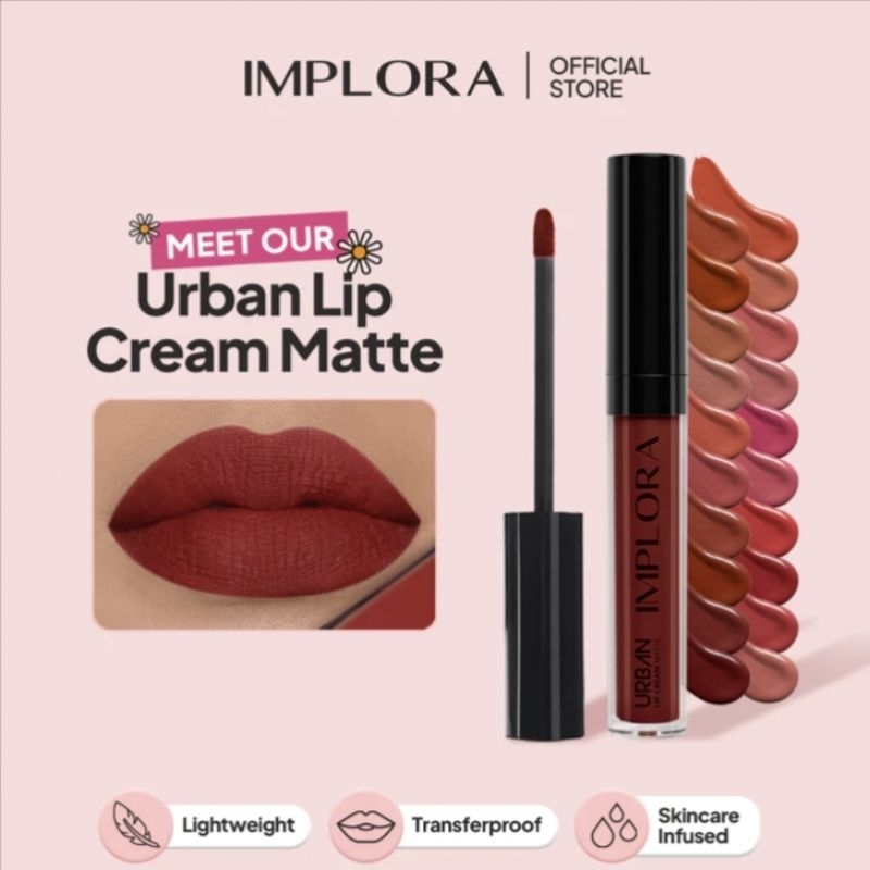 IMPLORA Urban Matte Lip Cream Matte Transferproof ORIGINAL