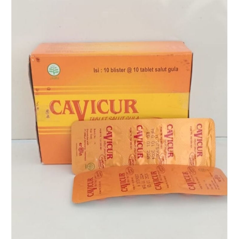 CAVICUR TABLET/PER STRIP ISI 10 TABLET